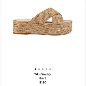 RAYE Tiki wedge - HALF OFF!!!